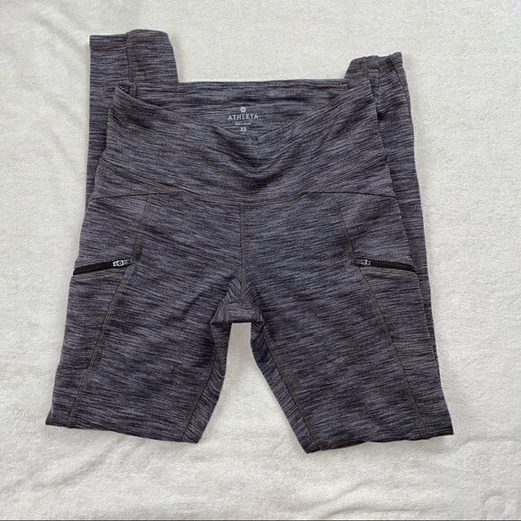 Athleta long leggings with zippers on the side - Picture 1 of 4